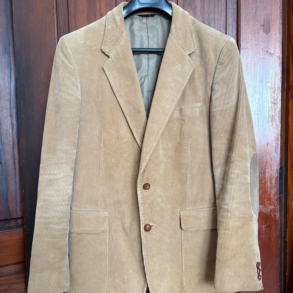 Woodmere vintage tan corduroy blazer 42L